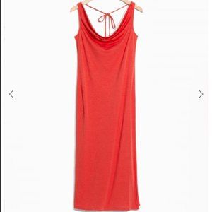 & Other Stories Cowl Neck Tie Back Dress New